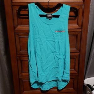 Turquoise racerback top